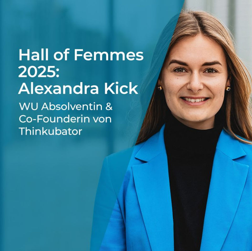 Alex in der Hall of Femmes 2025 - Thinkubator