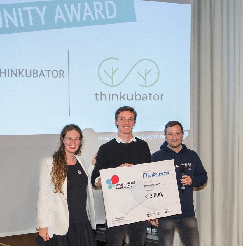 Prize Winner beim Social Impact Award 2022 - Thinkubator