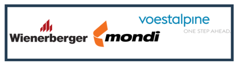 Logo Wienerberger mondi voestalpine