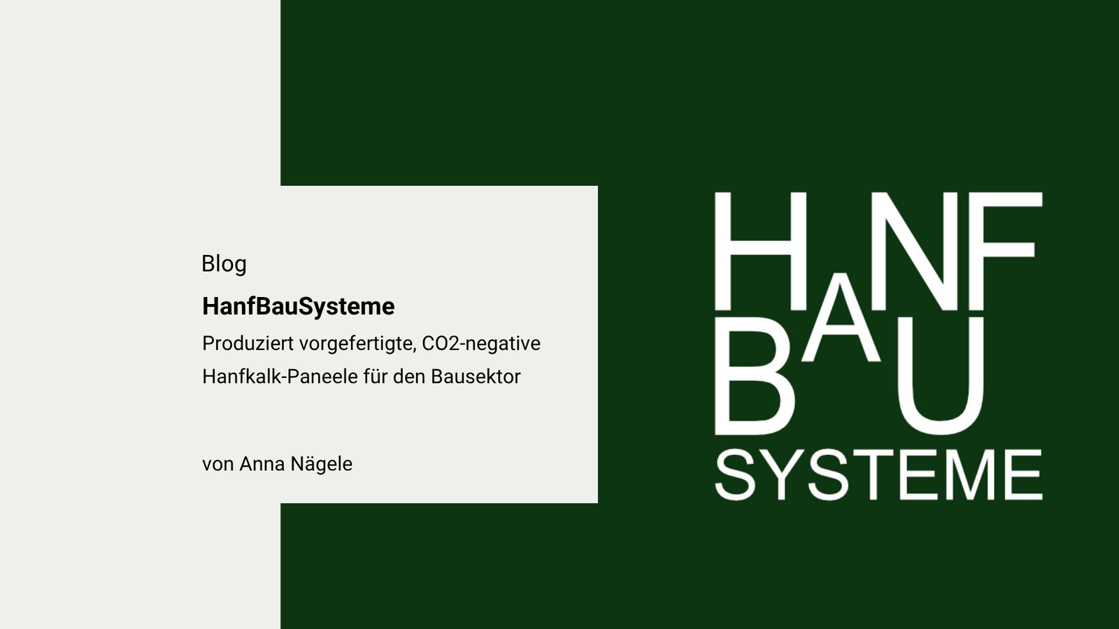 HanfBauSysteme