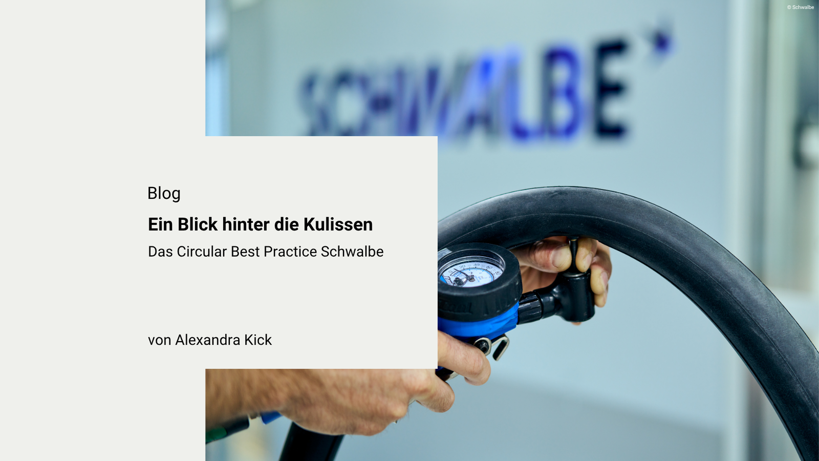 Schwalbe - Best Practice Kreislaufwirtschaft