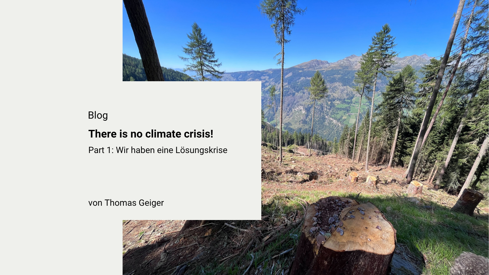 There is no climate crisis!